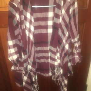Flannel Cardigan